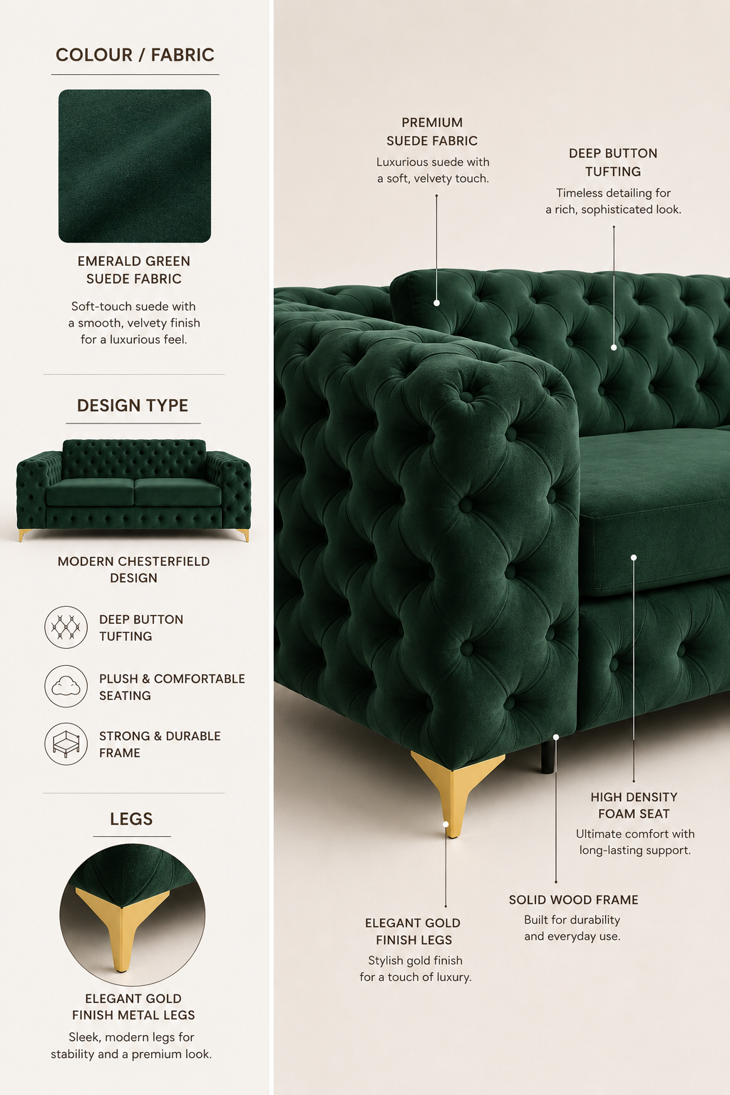 EMERALD ROYALE SOFA
